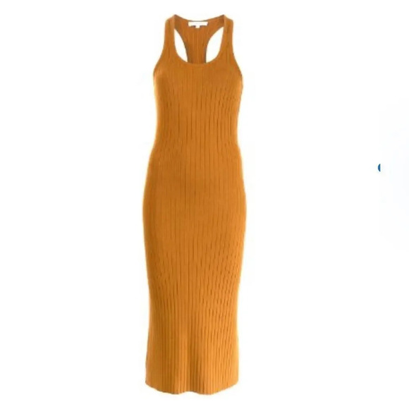 NEW Vince ribbed racerback midi dress - Picture 1 of 12
